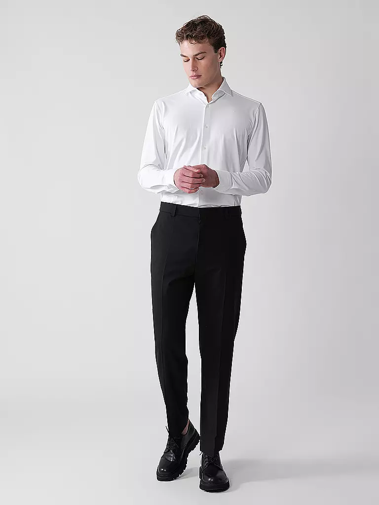 BOSS | Hemd Slim Fit HANK  | weiss