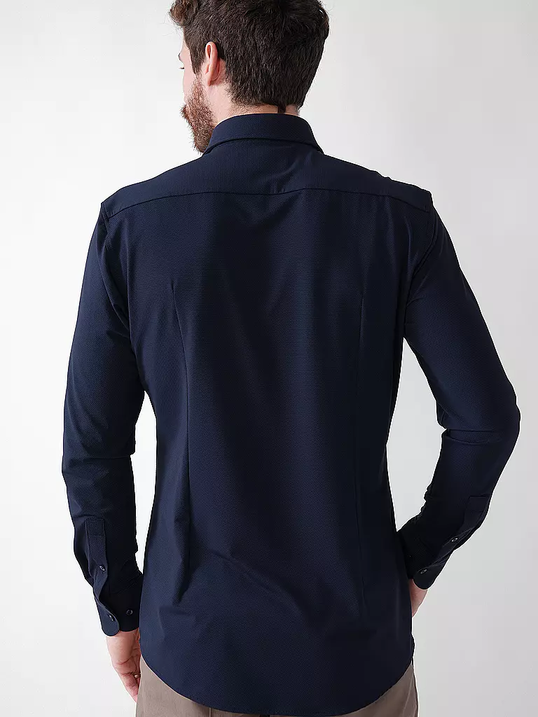 BOSS | Hemd Slim Fit HANK  | blau