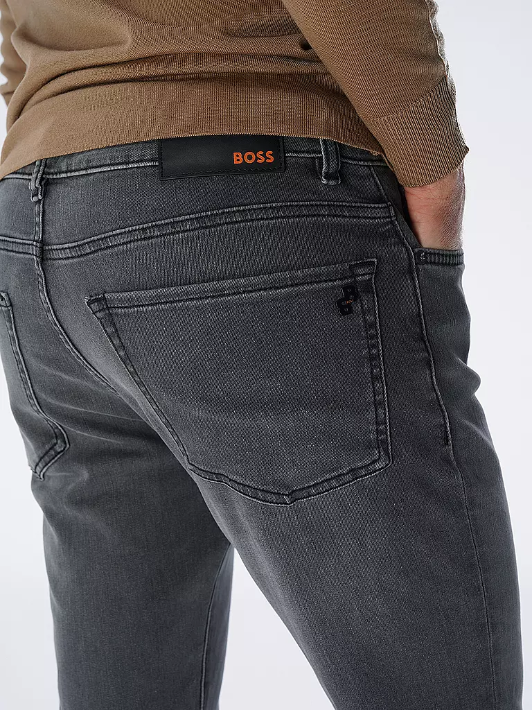 BOSS | Herren Jeans RE Maine Softmotion | grau