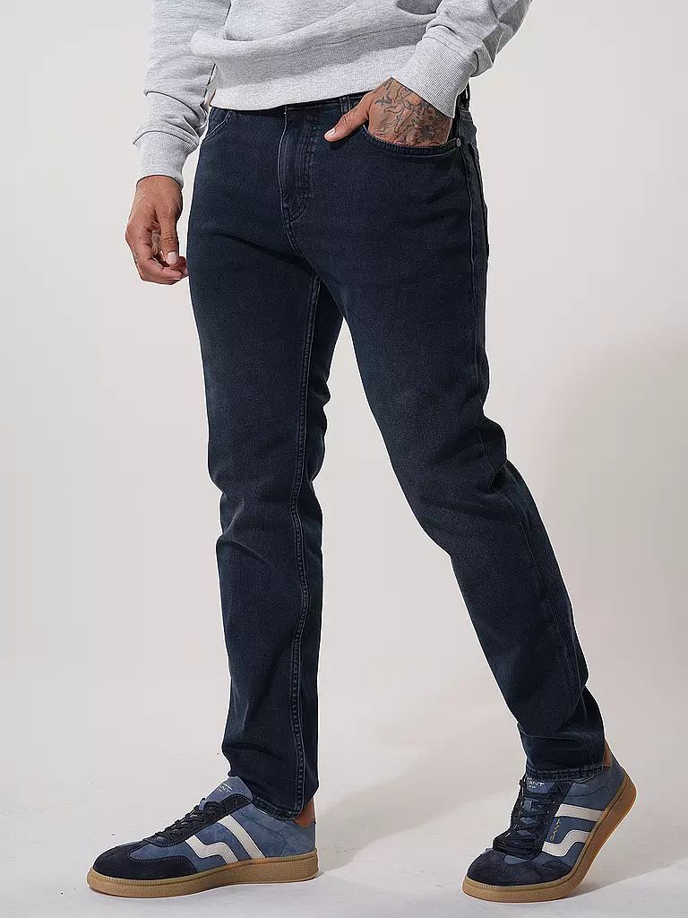 BOSS | Jeans Regular Fit RE-MAINE | dunkelblau