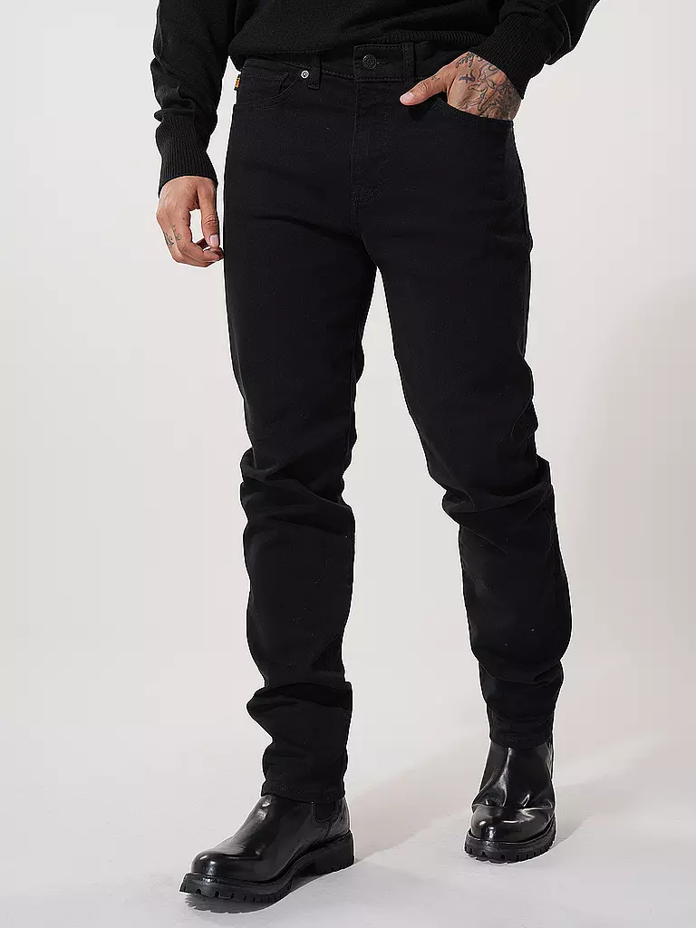 BOSS | Jeans Straight Fit MAINE  | schwarz