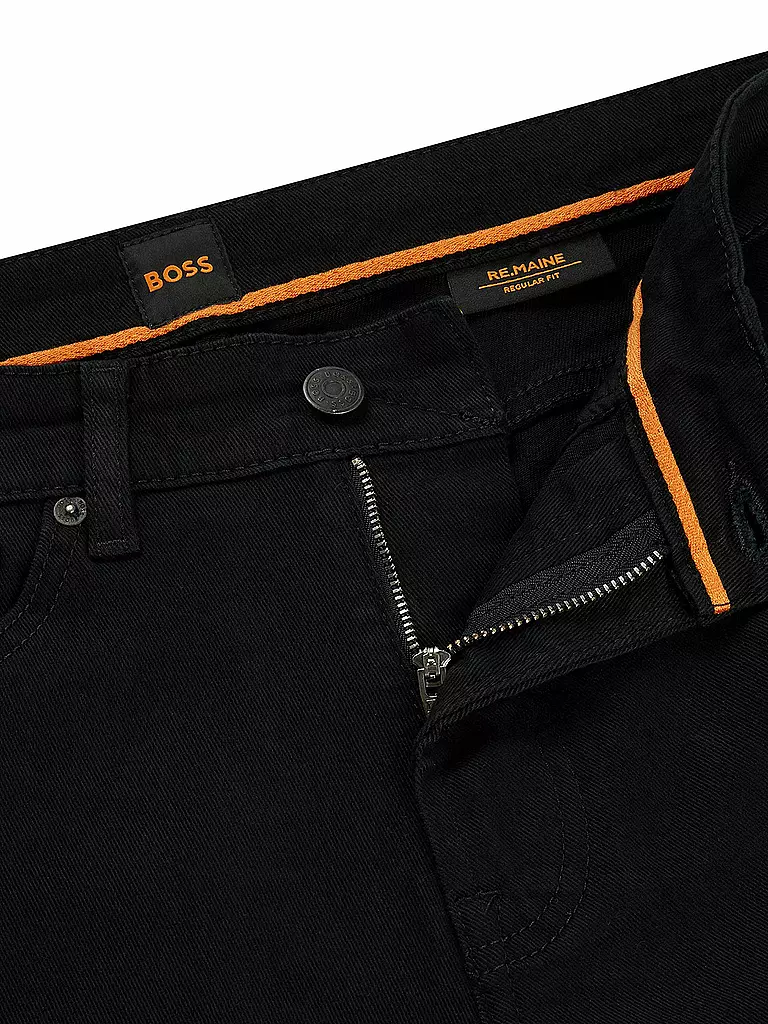 BOSS | Jeans Straight Fit MAINE | schwarz