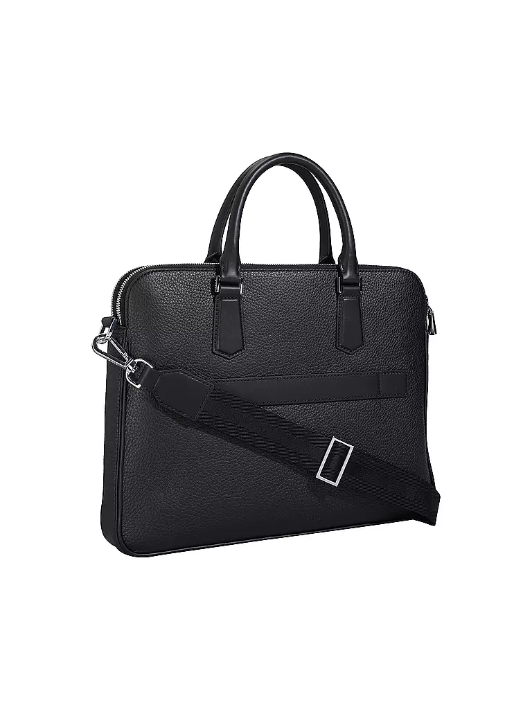 BOSS | Ledertasche - Aktentasche NEW CROSSTOWN  | schwarz