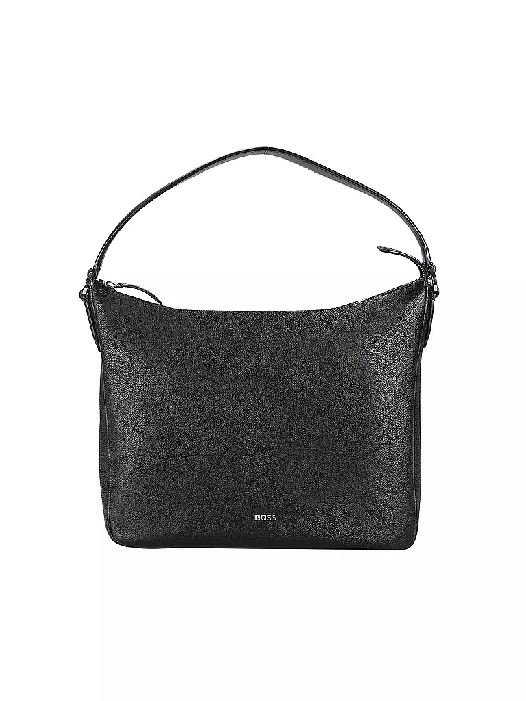 BOSS | Ledertasche - Hobo Bag ALYCE Medium | schwarz