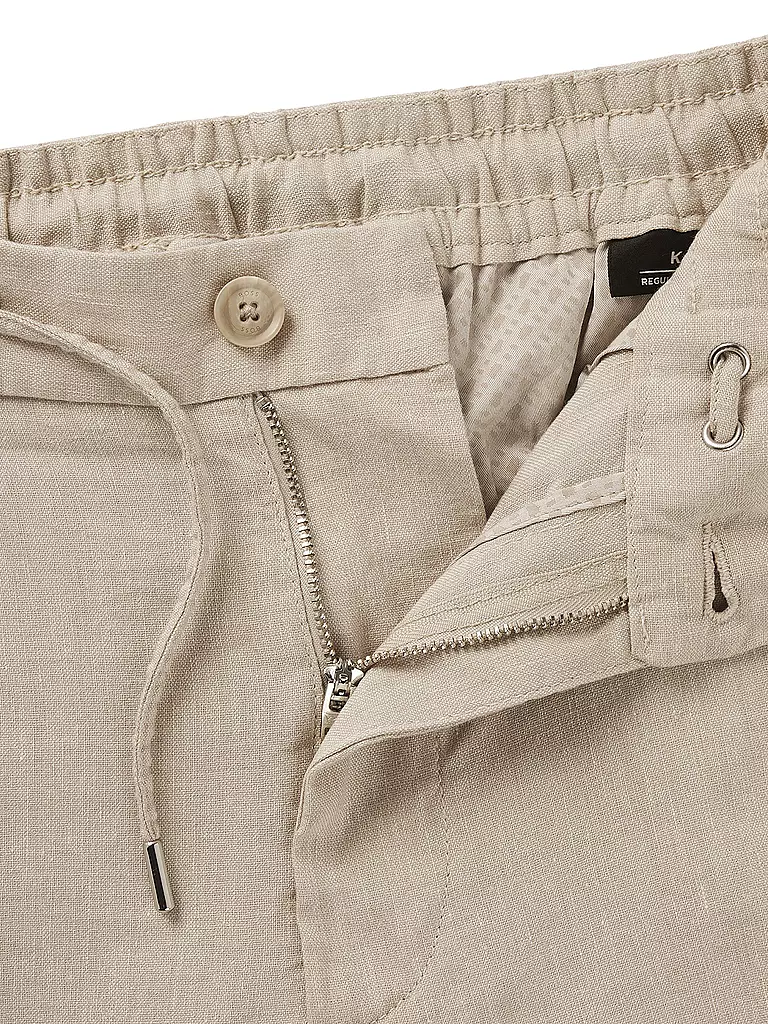 BOSS | Leinenhose KANE | beige