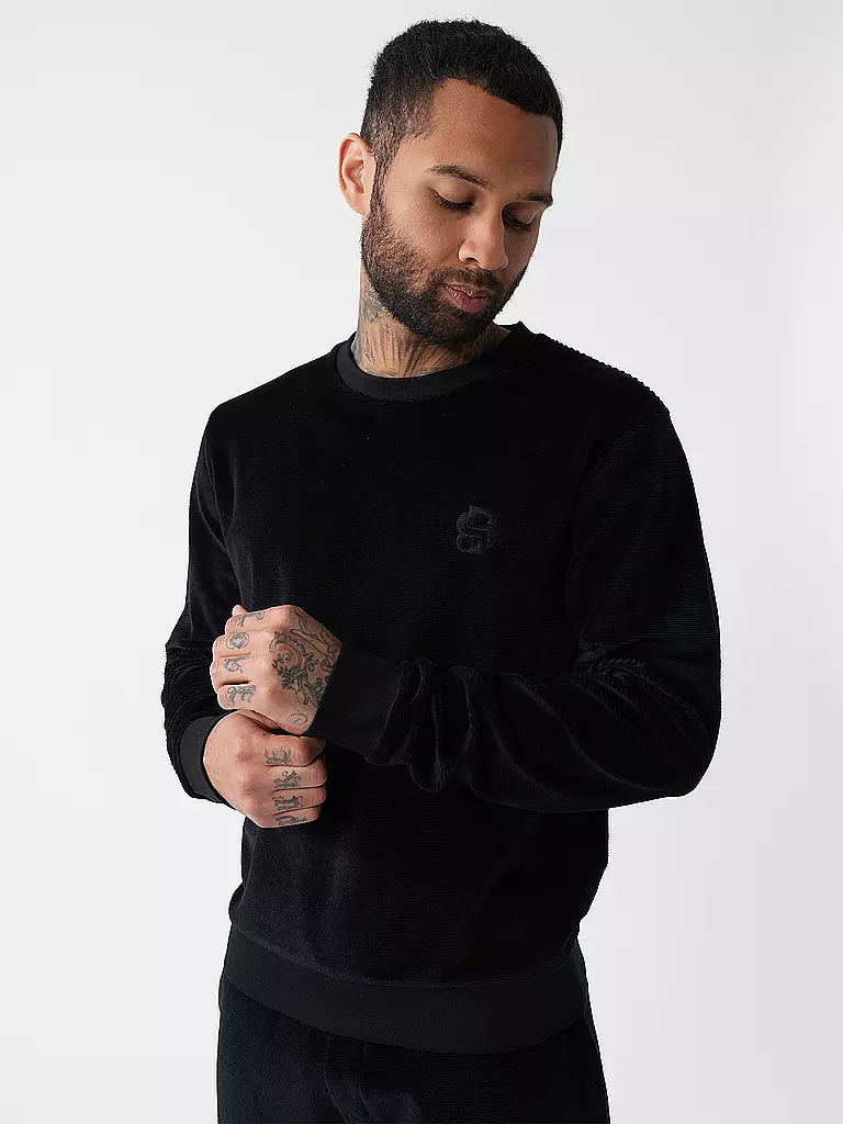 BOSS | Loungewear Sweater | schwarz