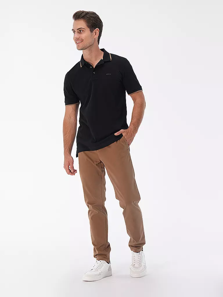 BOSS | Poloshirt PARLAY 190 | schwarz