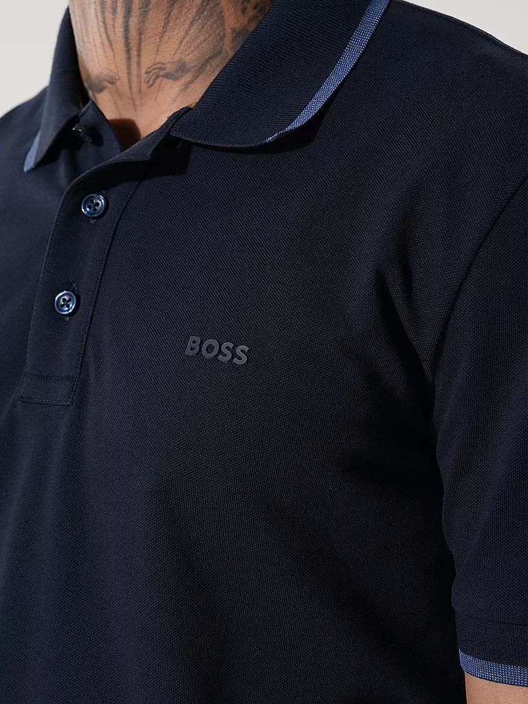 BOSS | Poloshirt PARLAY 190 | dunkelblau