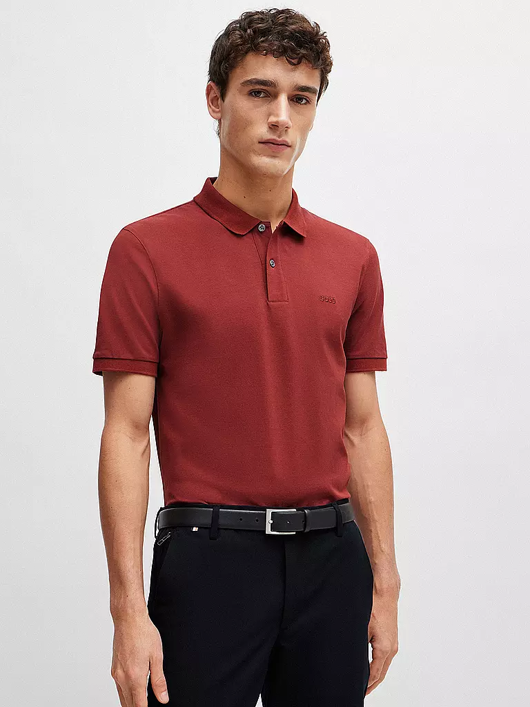 BOSS | Poloshirt Regular Fit PALLAS | rot