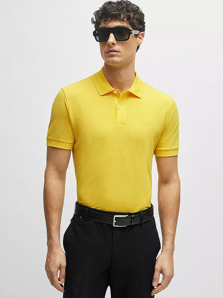 BOSS | Poloshirt Regular Fit PALLAS | gelb