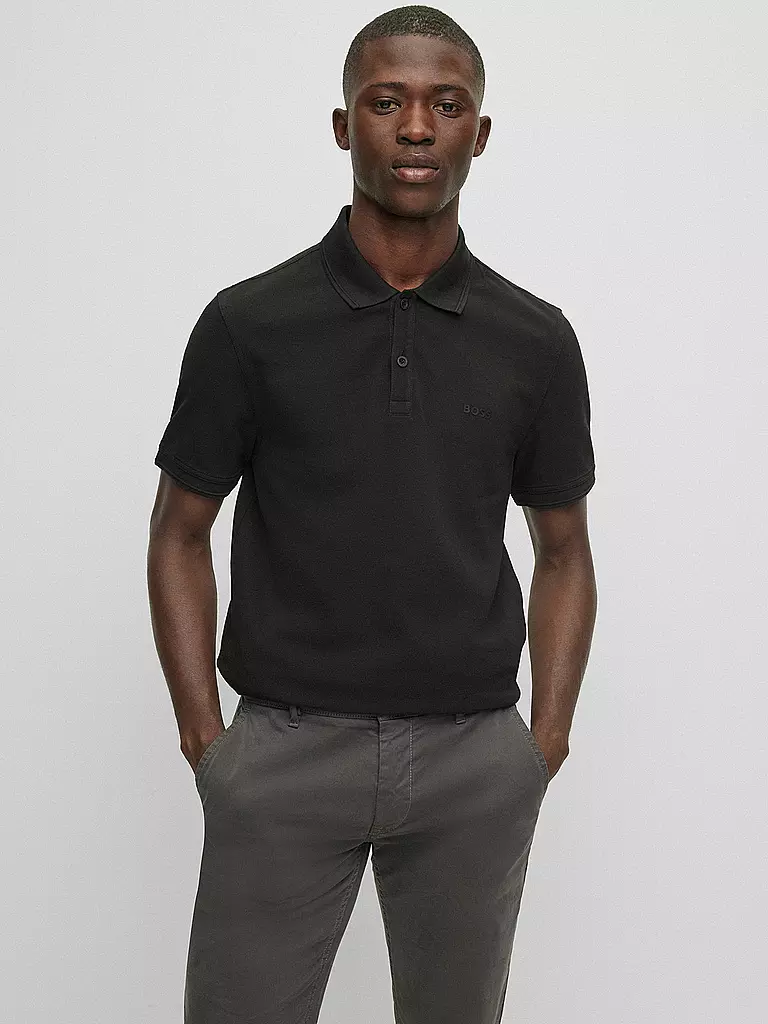 BOSS | Poloshirt Regular Fit PRIME | schwarz