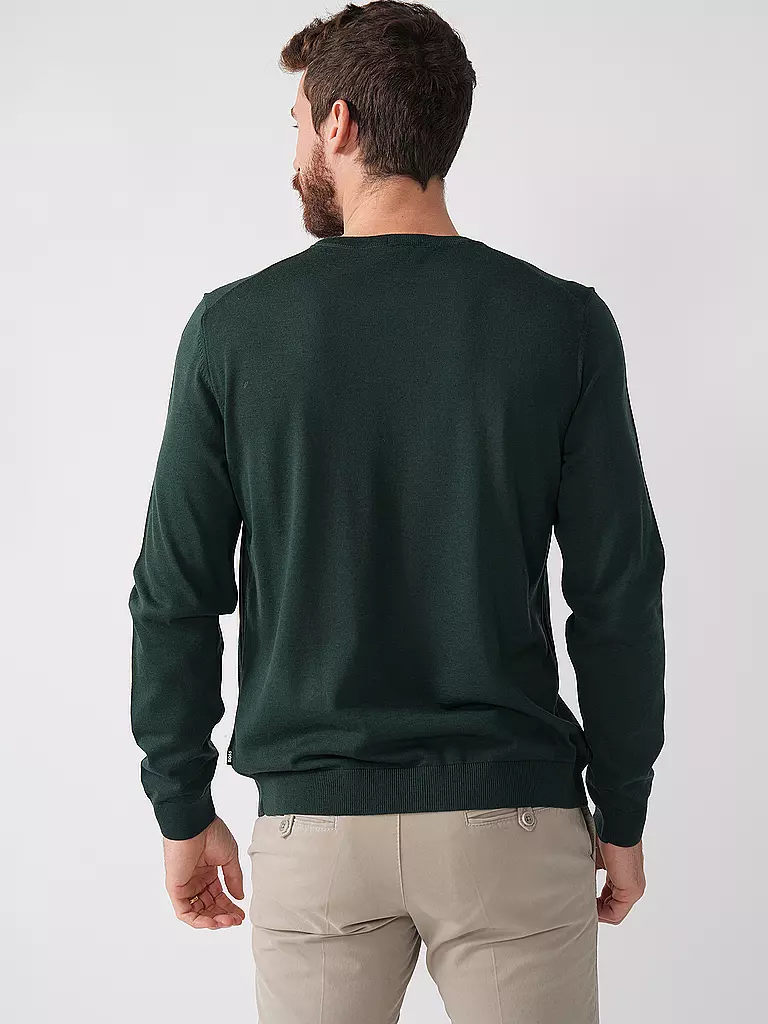 BOSS | Pullover Slim Fit LENO-P | olive