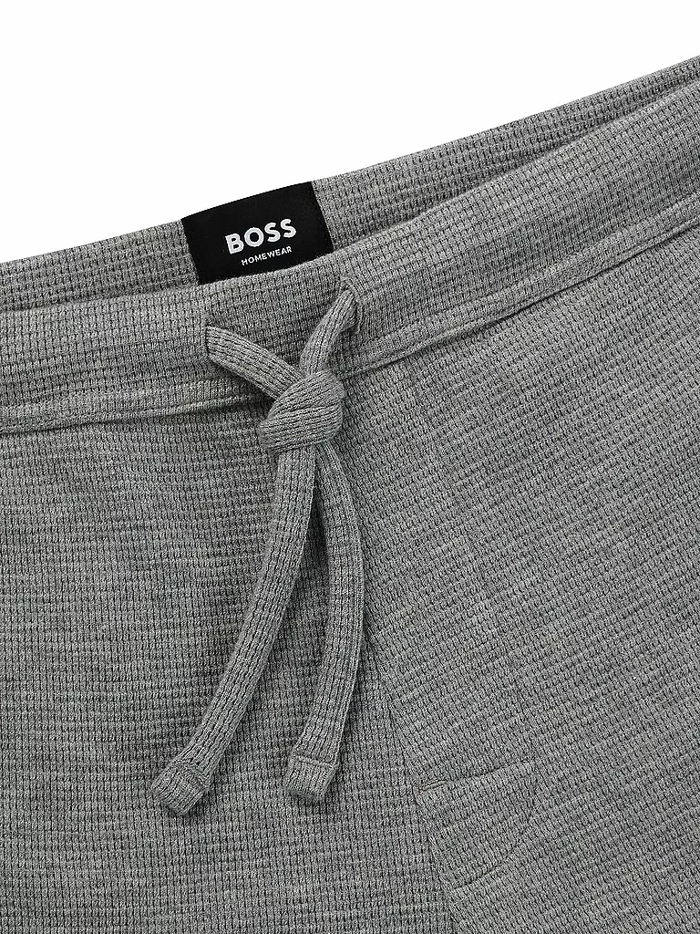 BOSS | Pyjamahose - Shorts | grau