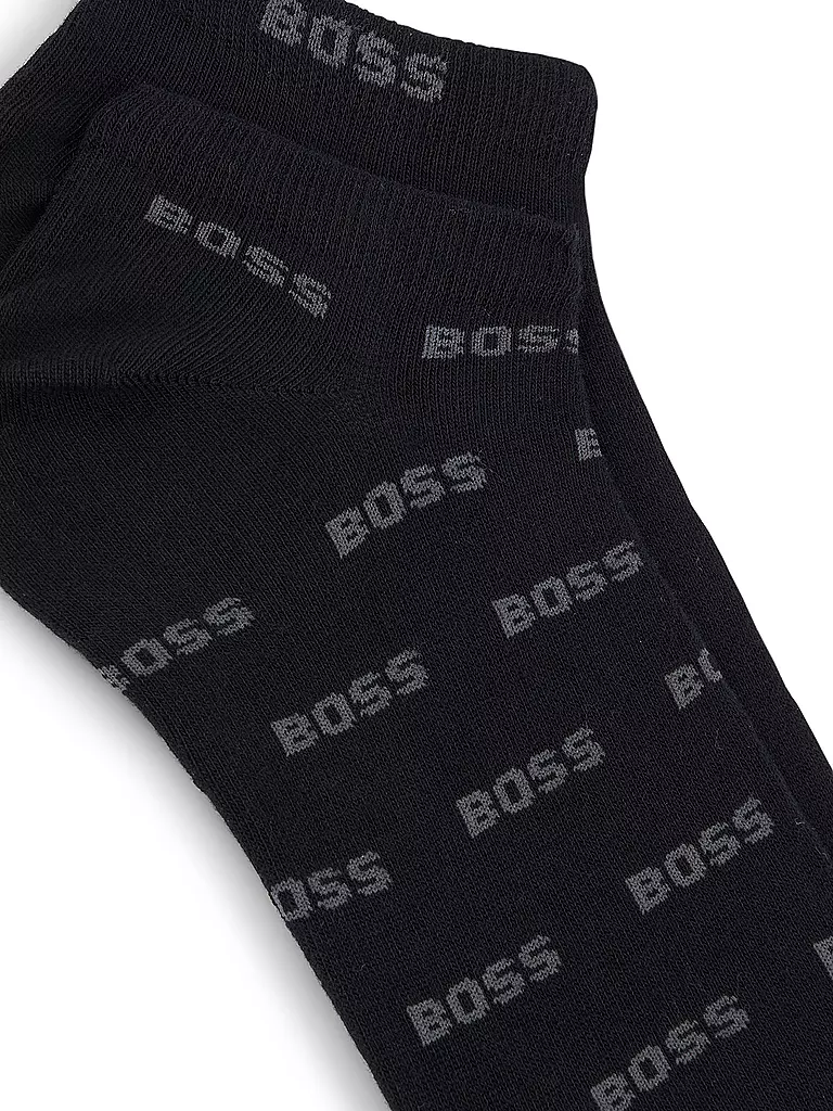 BOSS | Sneaker Socken 2er Pkg. black | weiss