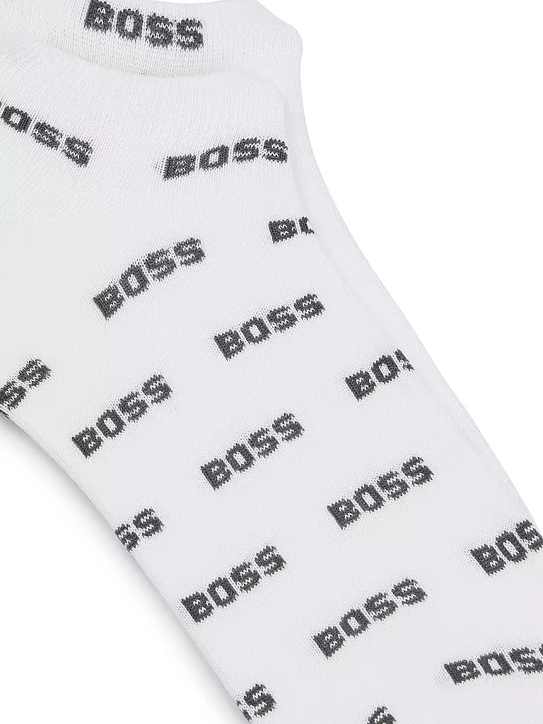 BOSS | Sneaker Socken 2er Pkg. white | schwarz