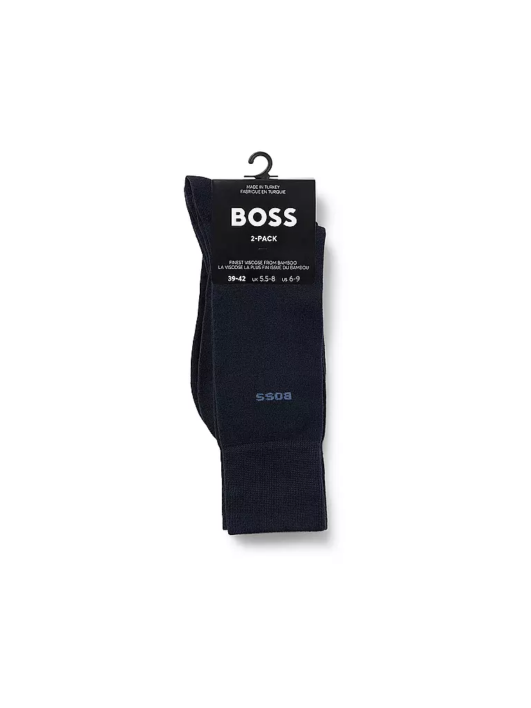 BOSS | Socken 2-er Pkg. black | dunkelblau