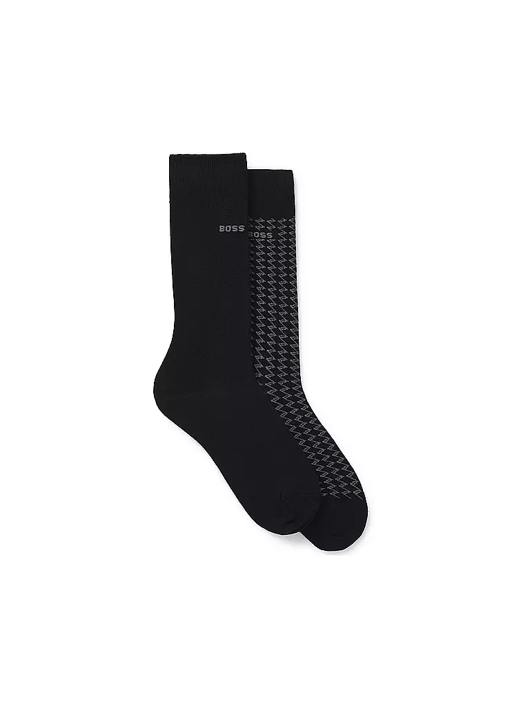 BOSS | Socken 2er Pkg black | schwarz