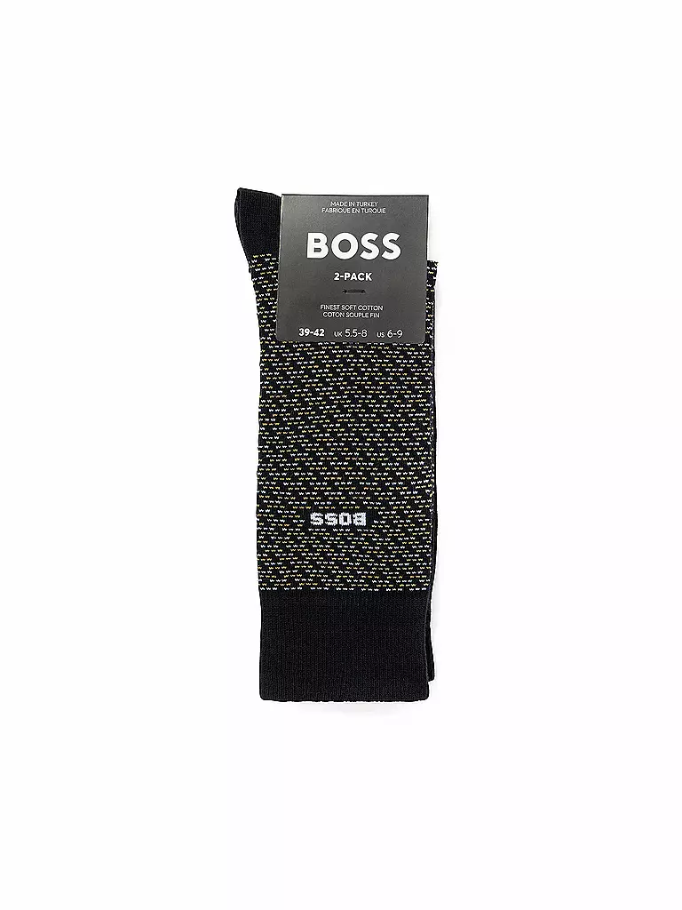 BOSS | Socken 2er Pkg. black | schwarz