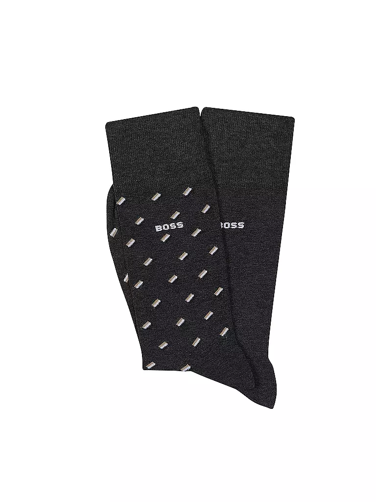 BOSS | Socken 2er Pkg. charcoal  | grau