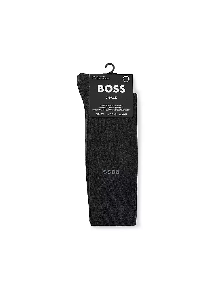 BOSS | Socken 2er Pkg. charcoal | dunkelblau