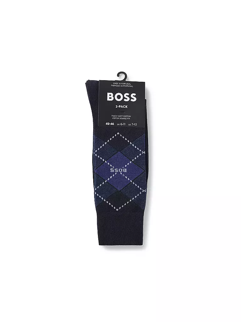 BOSS | Socken 2er Pkg. dark blue  | dunkelblau