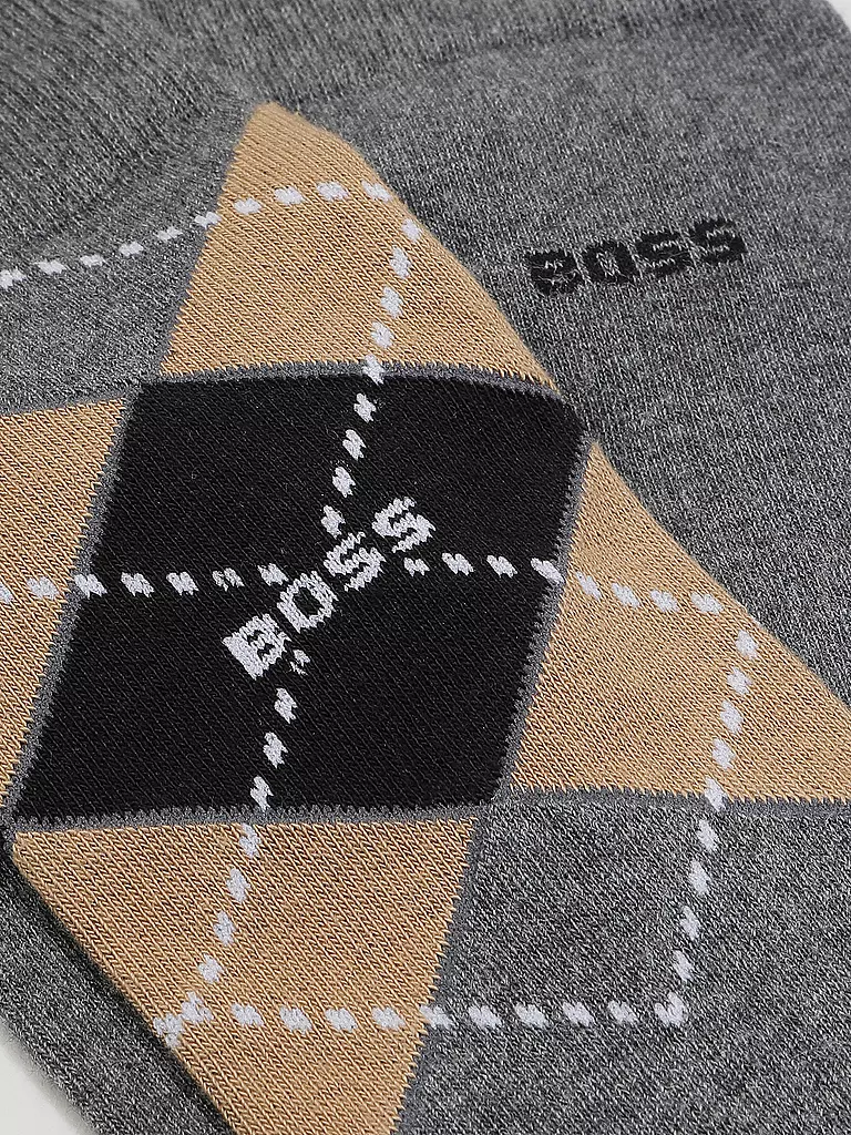 BOSS | Socken 2er Pkg. medium grey | grau