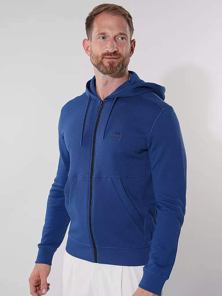 BOSS | Sweatjacke ZETALKY | blau