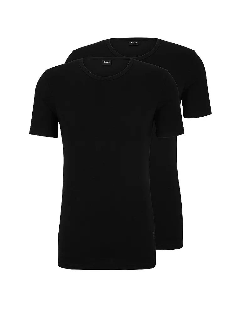 BOSS | T-Shirt 2-er Pkg. | schwarz