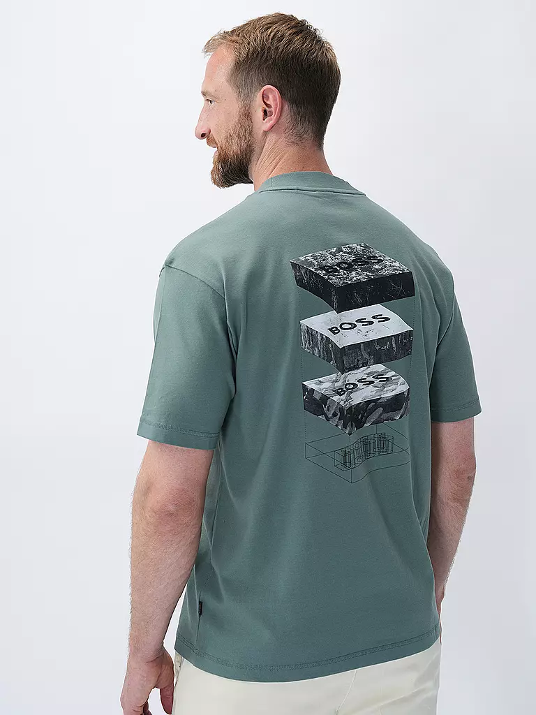 BOSS | T-Shirt GEOLOGICAL | petrol