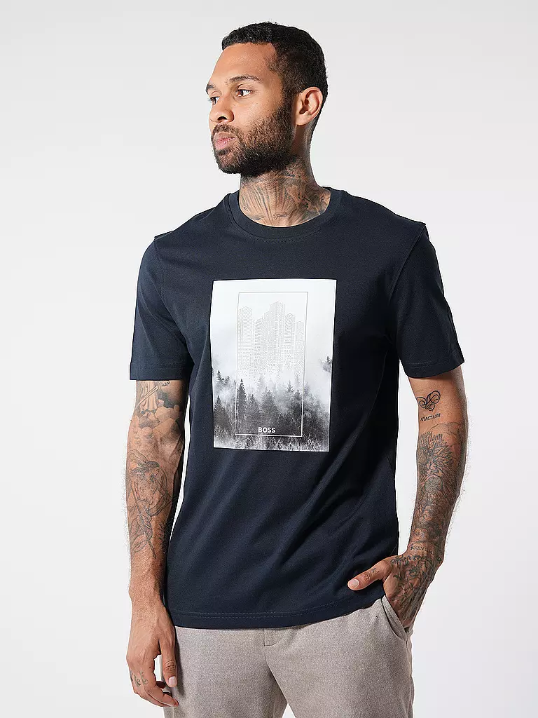 BOSS | T-Shirt TE-FOREST | blau