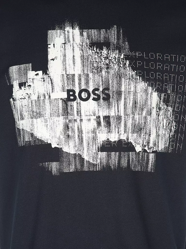 BOSS | T-Shirt TE_ALIEN | blau