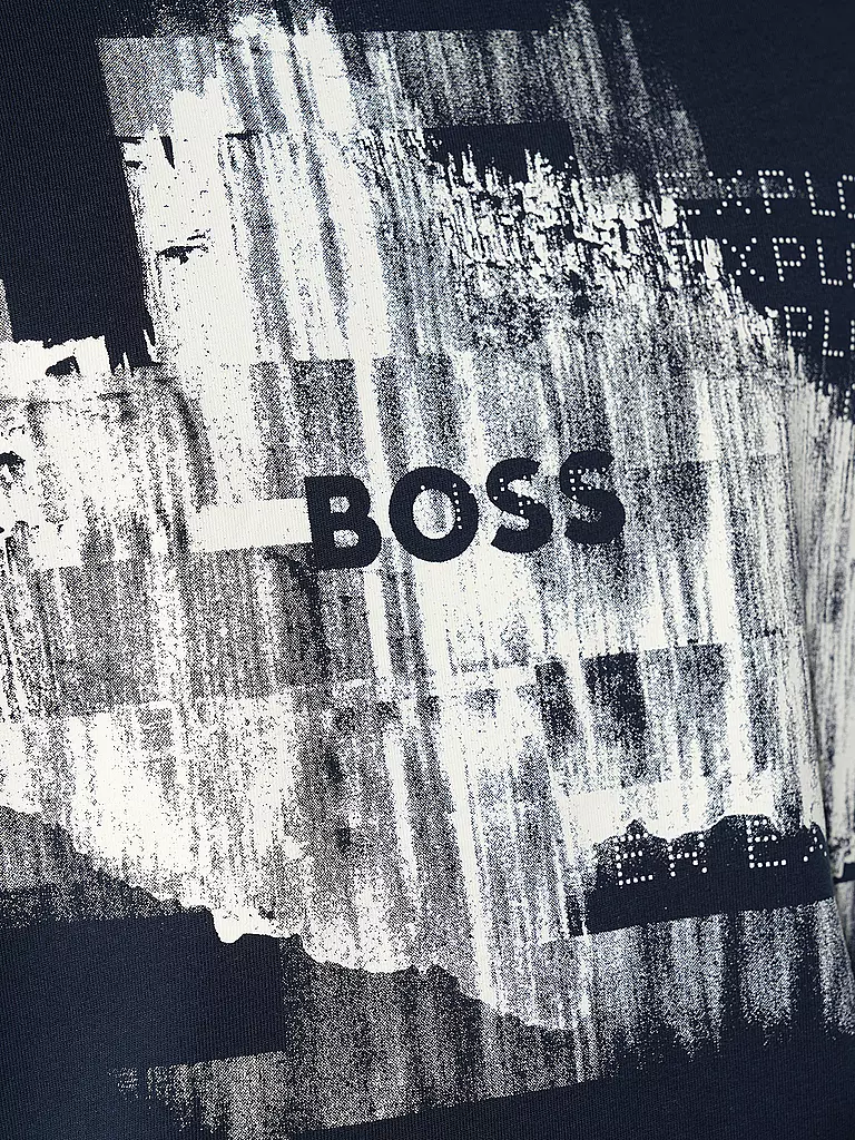 BOSS | T-Shirt TE_ALIEN | blau