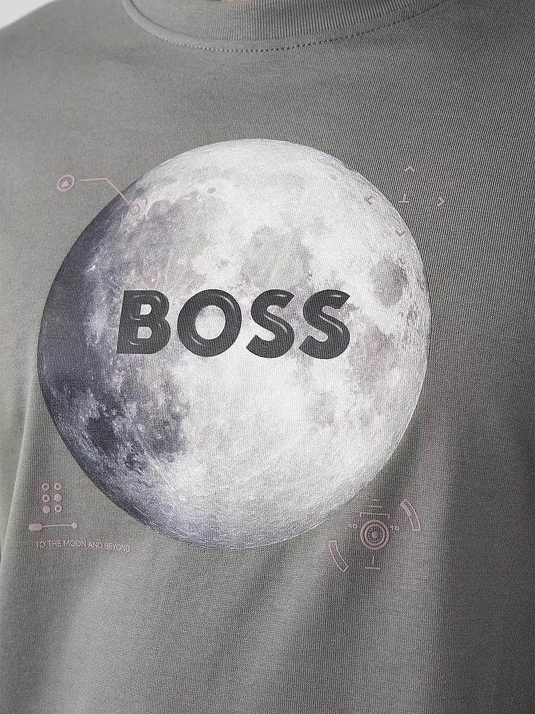 BOSS | T-Shirt TE_MOON  | grau