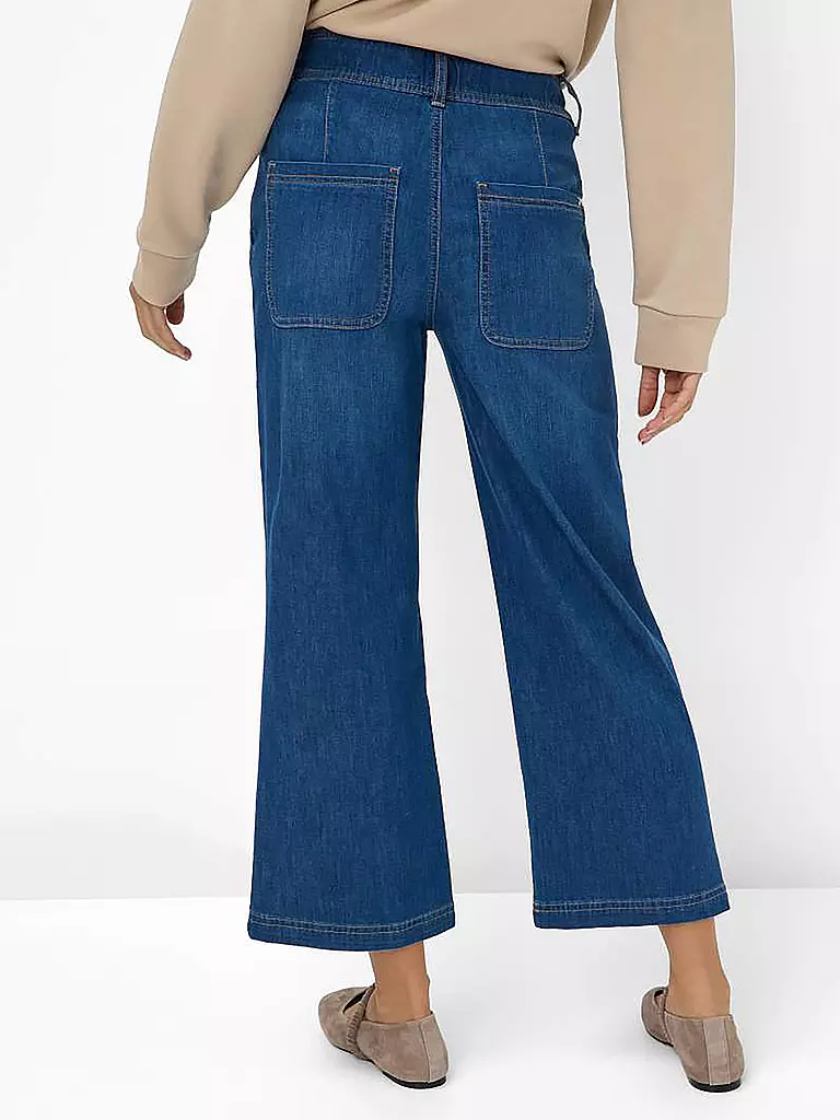 BRAX | Jeans Wide Leg MAINE S 7/8 | blau