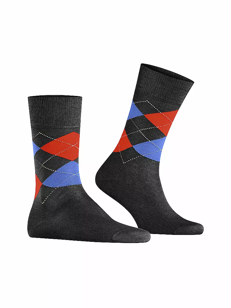 BURLINGTON |  Herren Socken MANCHESTER dark rock  | grau