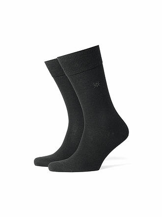 BURLINGTON | Herren Socken LEEDS 40-46 black