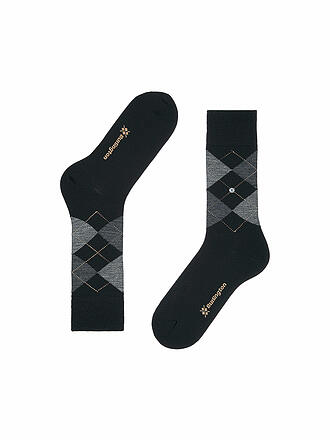 BURLINGTON | Herren Socken EDINBURGH 40-46 schwarz