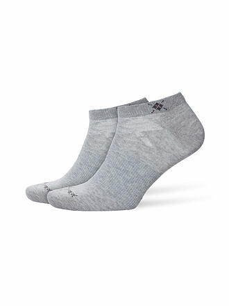 BURLINGTON | Herren Sneaker Socken EVERYDAY 2-er Pkg. 40-46 light grey