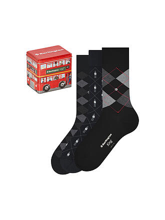 BURLINGTON | Herren Socken 3-er Pkg. BRITISH BOX 40-46 sortiment