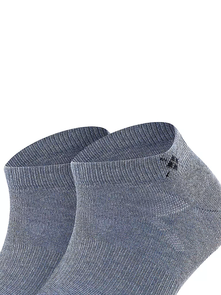 BURLINGTON | Damen Sneaker-Socken 2er Pkg. EVERYDAY 36-41 light jeans | schwarz