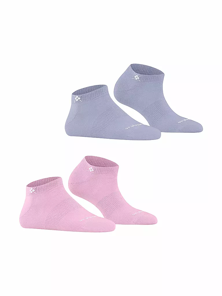 BURLINGTON | Damen Sneaker-Socken 2er Pkg. EVERYDAY 36-41 sporty rose | grün