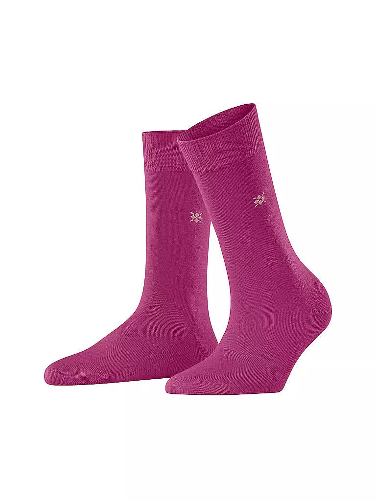 BURLINGTON | Damen Socken BLOOMSBURY 36-41 berry | pink