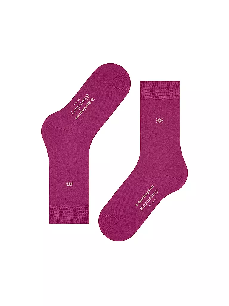 BURLINGTON | Damen Socken BLOOMSBURY 36-41 berry | grün