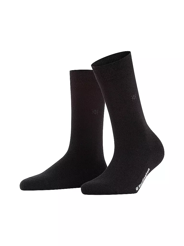 BURLINGTON | Damen Socken BLOOMSBURY 36-41 black | schwarz