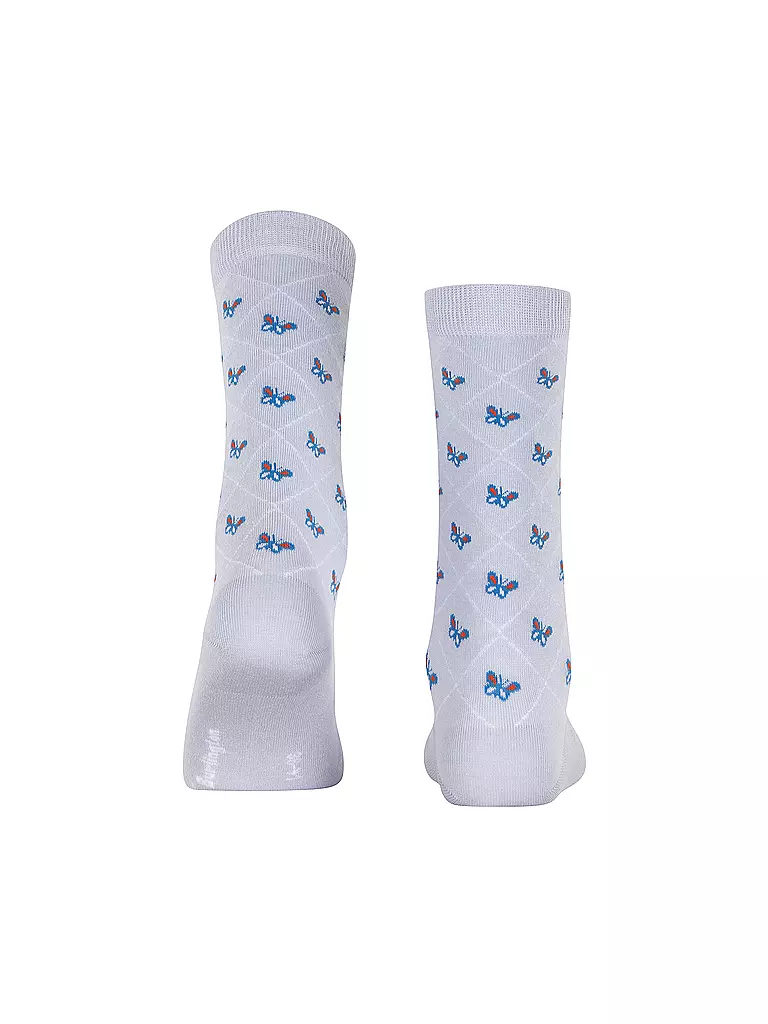 BURLINGTON | Damen Socken BUTTERFLIES 36-41 cosmic sky | lila