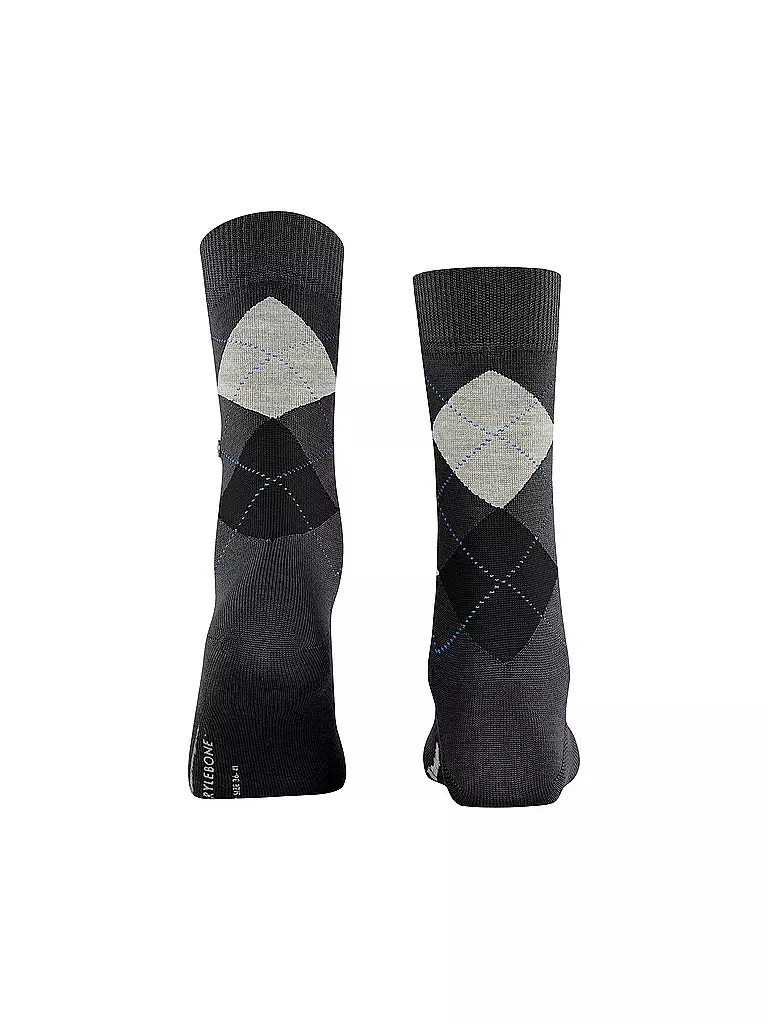 BURLINGTON | Damen Socken MARYLEBONE 36-41 asphalt mel | grau