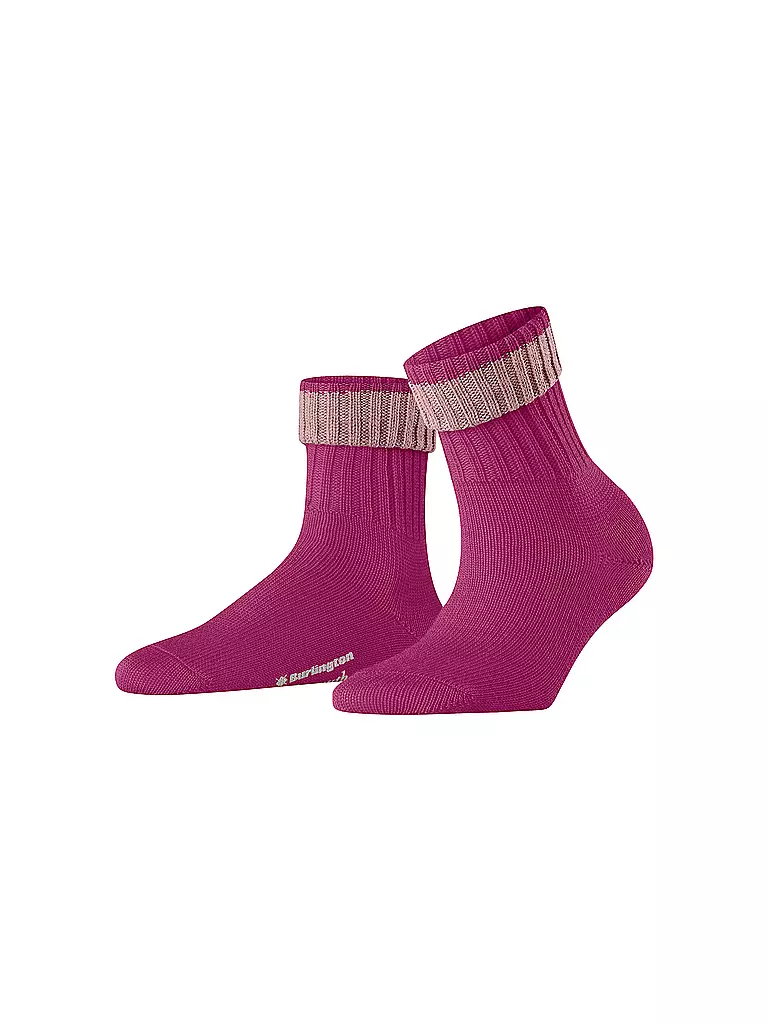 BURLINGTON | Damen Socken PLYMOUTH 36-41 berry | rosa