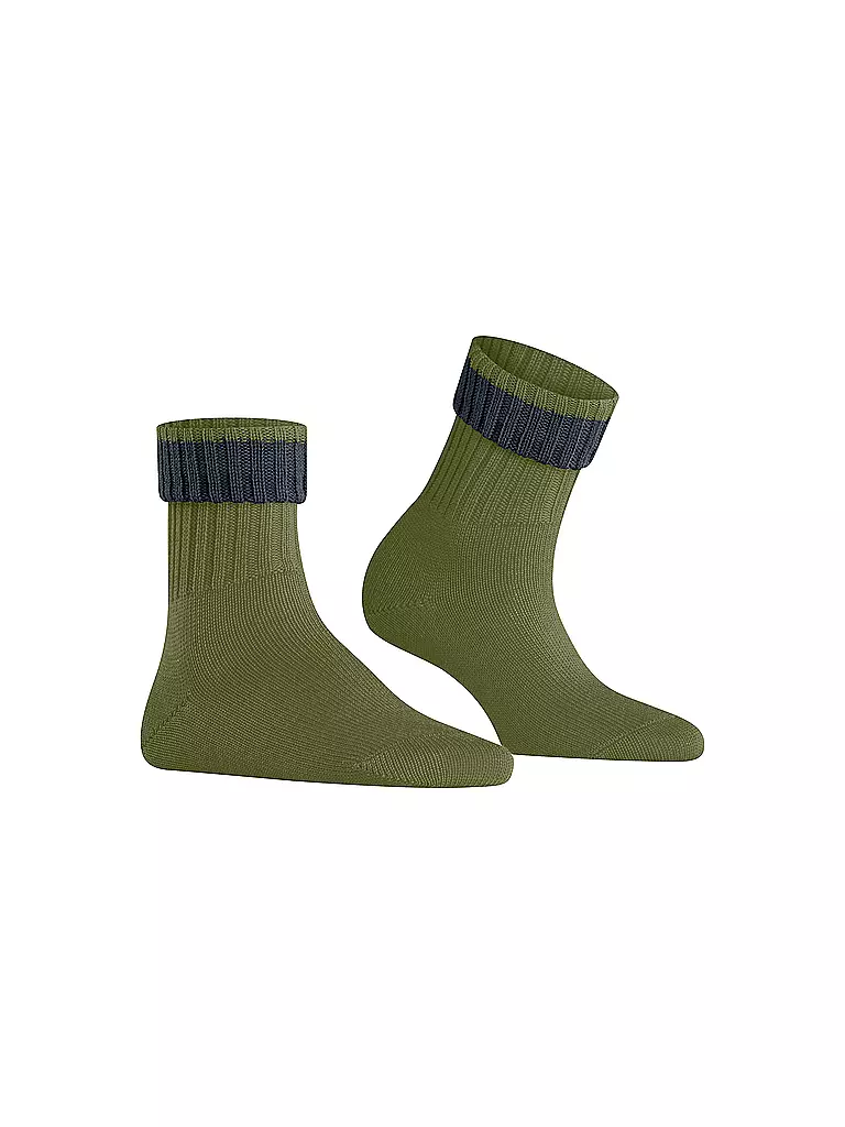 BURLINGTON | Damen Socken PLYMOUTH 36-41 cactus | grün