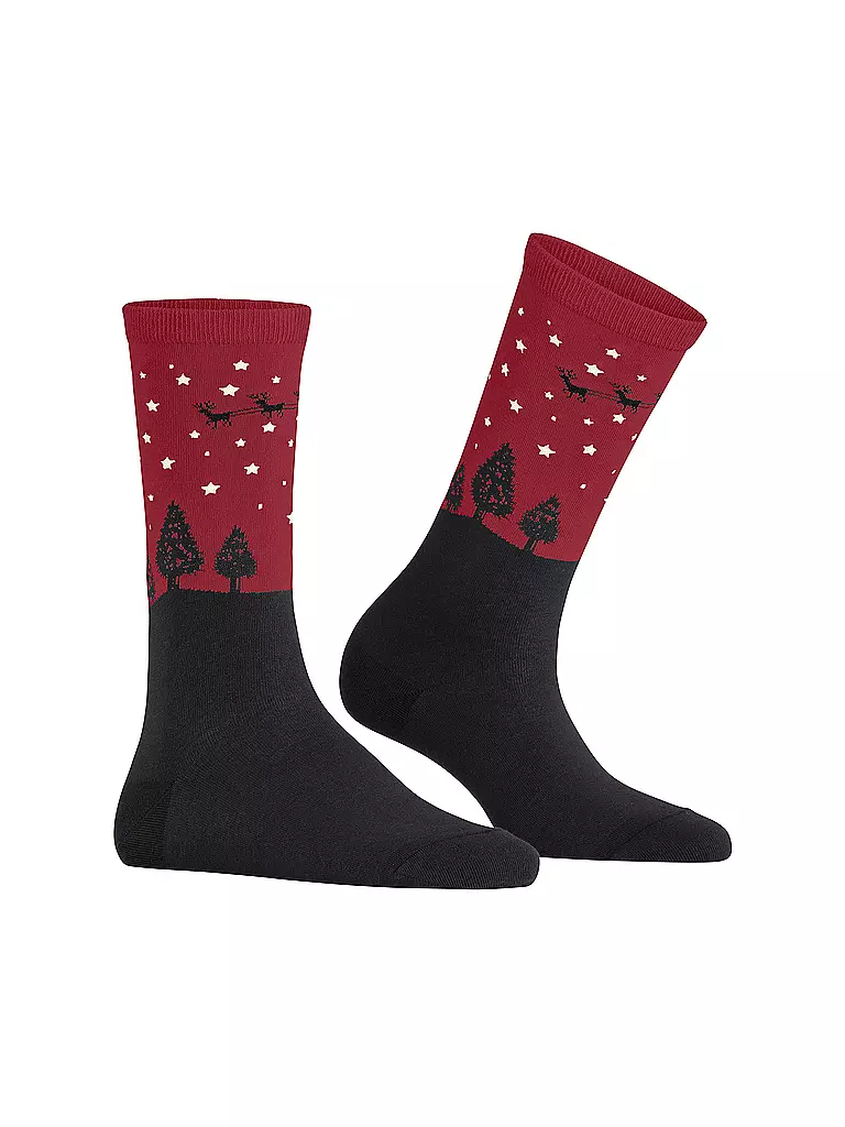 BURLINGTON | Damen Socken SILENT NIGHT 36-41 black | schwarz