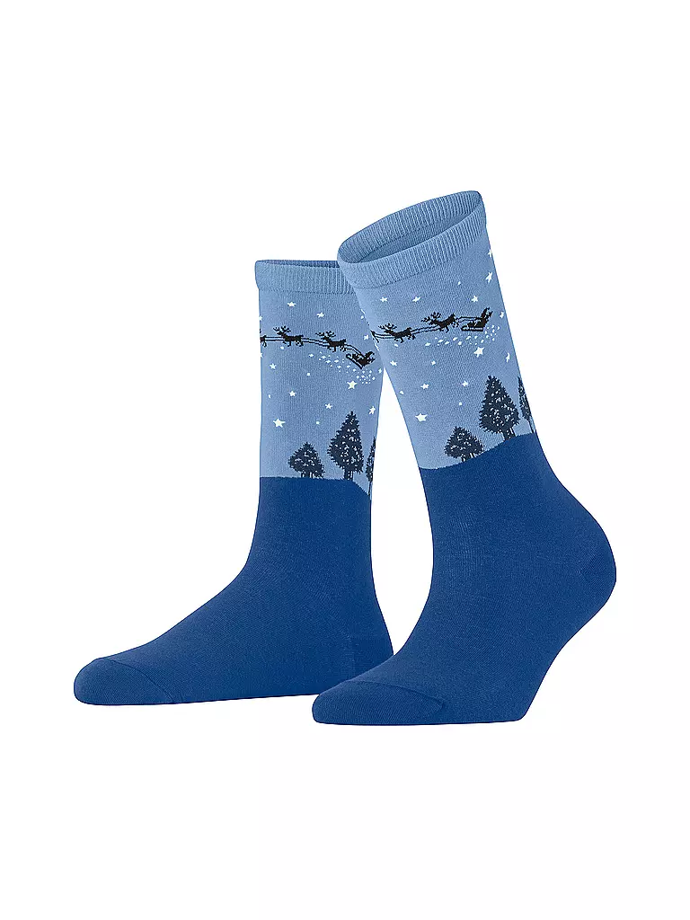 BURLINGTON | Damen Socken SILENT NIGHT 36-41 yve | blau